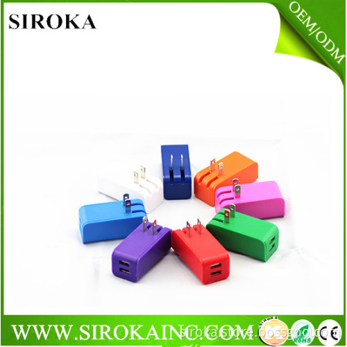Best Quality 2.1A Output Wall Charger for iPhone iPod with Design Patented